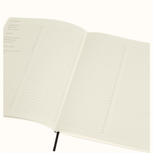 NIB Moleskine Limited Collection Leather Large Ruled Soft Cover Notebook Black - Picture 3 of 6